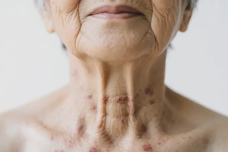 老年人脖子偶爾長濕疹能徹底自愈嗎(圖2)