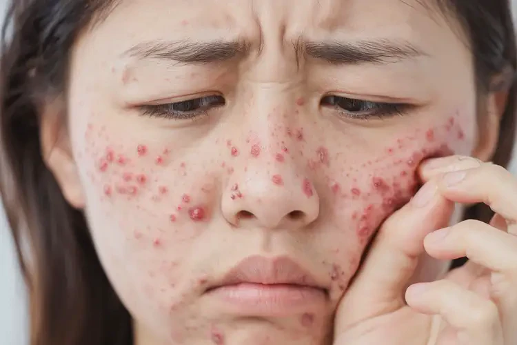 女人臉上經(jīng)常長(zhǎng)濕疹能徹底自愈嗎(圖4)