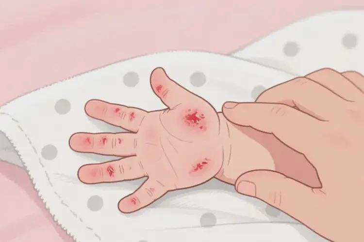 嬰幼兒手上經(jīng)常長濕疹可以徹底自愈嗎(圖2)
