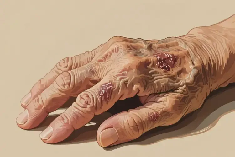 老人手臂容易长湿疹不管它会自己痊愈吗(图3)