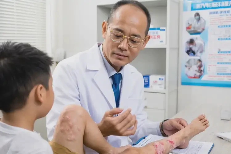 兒童小腿上起濕疹可不可以徹底自愈(圖1)