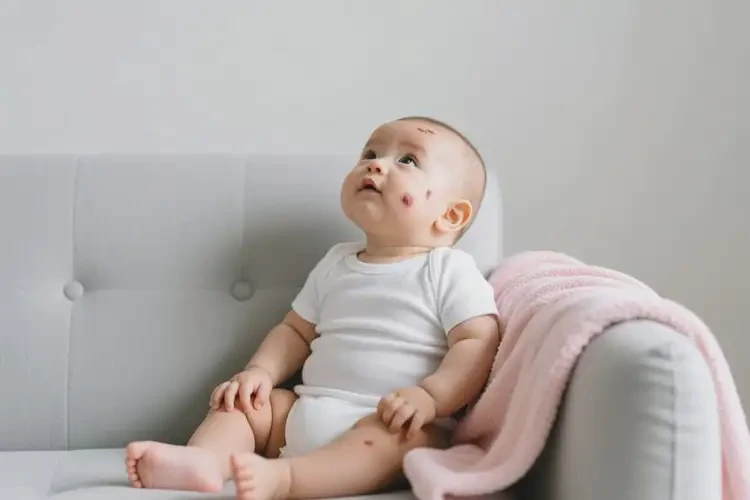 寶寶臉上出現(xiàn)濕疹能夠徹底治愈嗎(圖1)