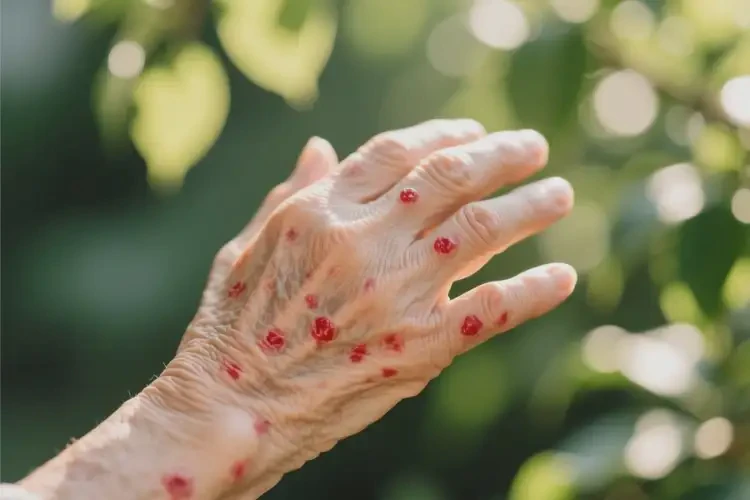 老年人手上經(jīng)常起濕疹能徹底自愈嗎(圖4)