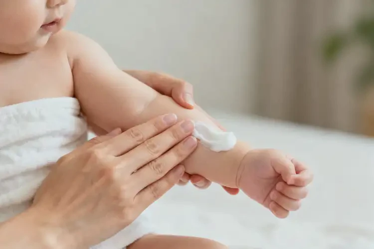 新生儿手臂长湿疹能够彻底治愈吗(图3)