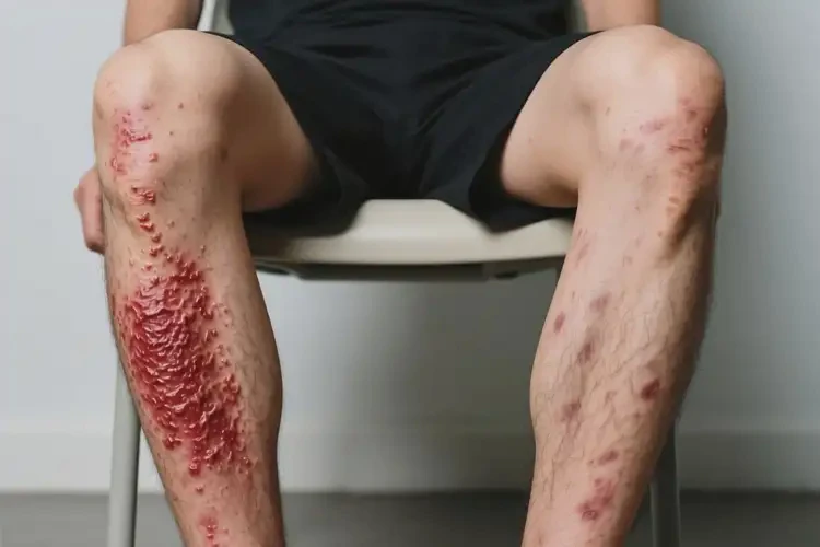 男人四肢偶爾長濕疹不管它會自己好嗎(圖2)