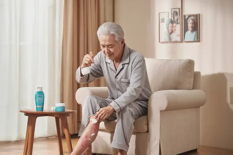 老年人小腿上偶爾起濕疹可以徹底自愈嗎(圖3)