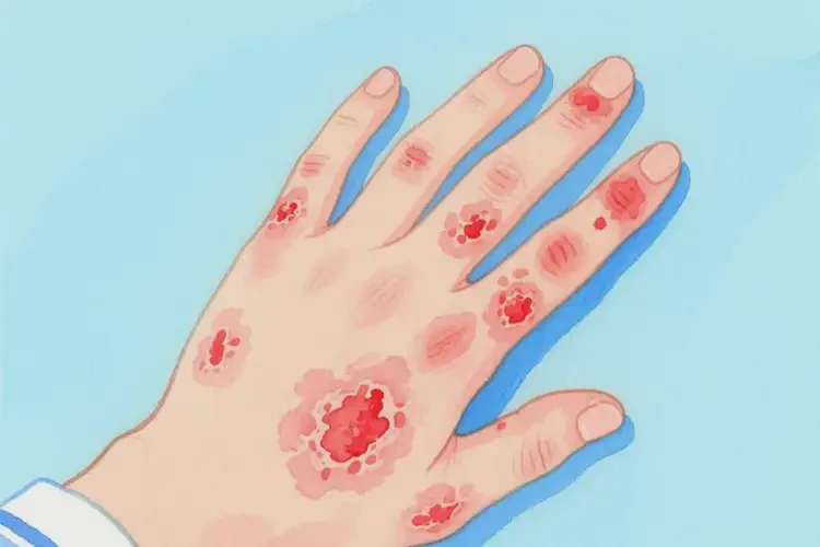 中學(xué)生手上經(jīng)常長濕疹不管它會自己自愈嗎(圖4)