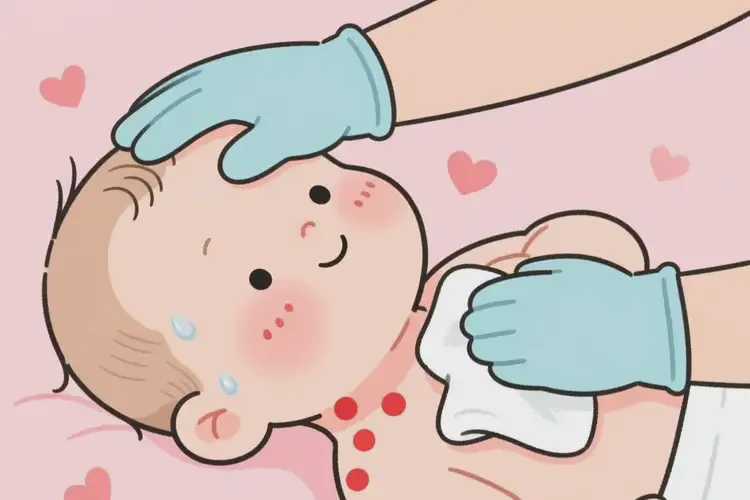 小兒脖子容易長濕疹不管它會自己好嗎(圖2)