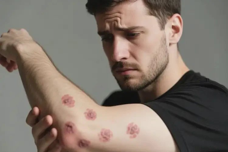 男性身上經(jīng)常長濕疹不管它會自己痊愈嗎(圖1)