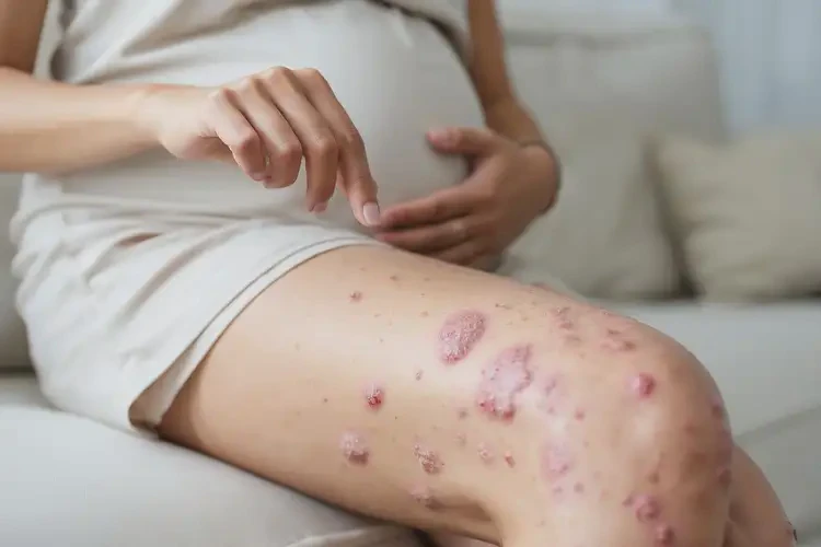 孕婦大腿有濕疹不管它會自己自愈嗎(圖4)