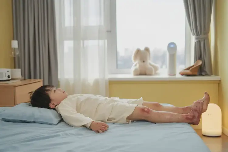 孩子小腿起湿疹可不可以彻底自愈(图2)