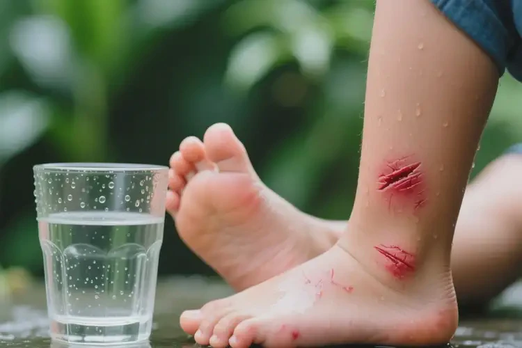 兒童腳上有濕疹不管它會自己自愈嗎(圖2)