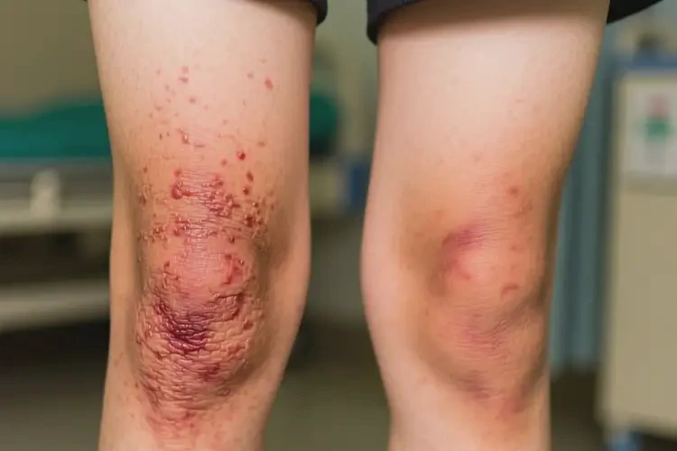 青少年大腿偶尔长湿疹可以彻底自愈吗(图2)