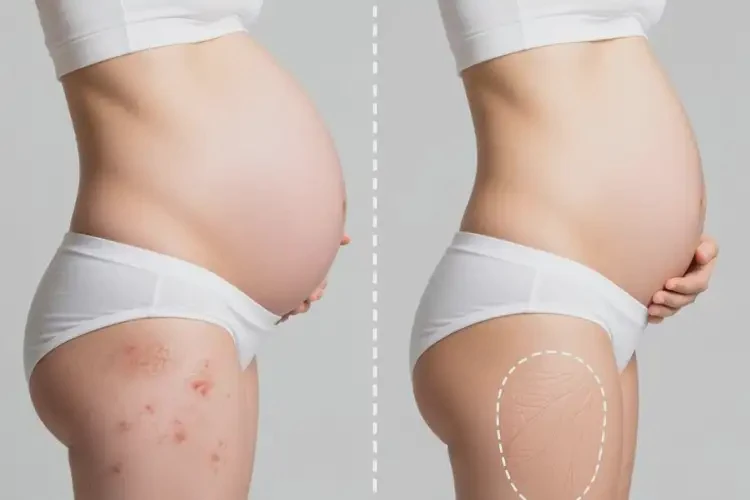 孕妇屁股经常长湿疹能彻底自愈吗(图2)