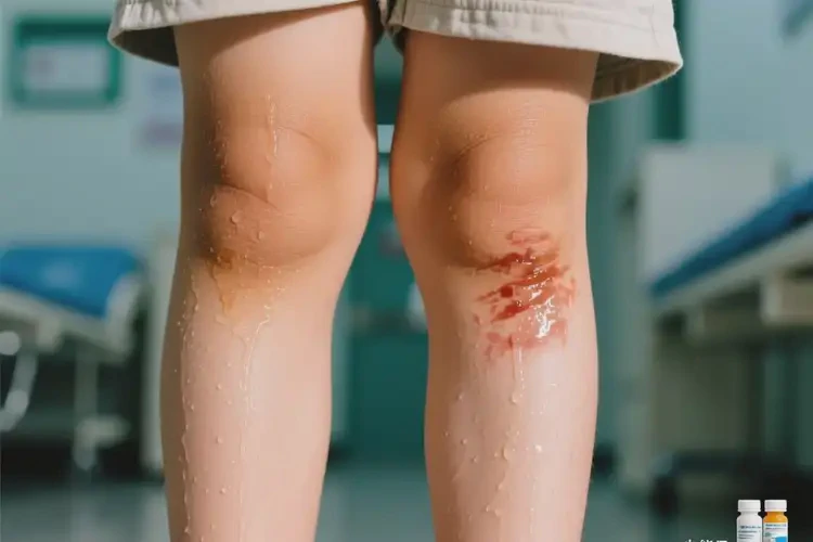孩子小腿上有濕疹能靠自己自愈嗎(圖1)