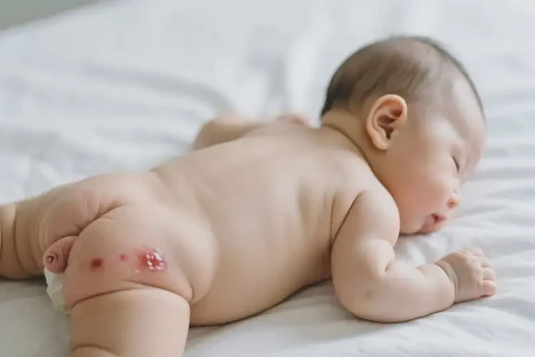 嬰兒肛周偶爾起濕疹能徹底自愈嗎(圖2)