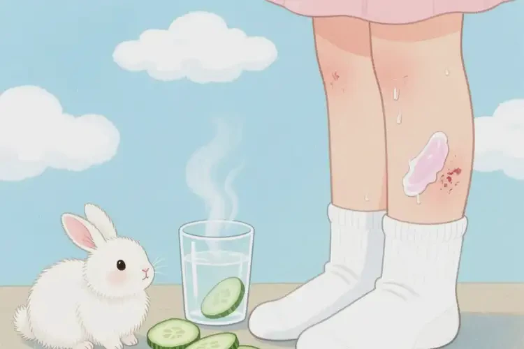 孩子小腿上容易長濕疹能夠徹底治愈嗎(圖2)