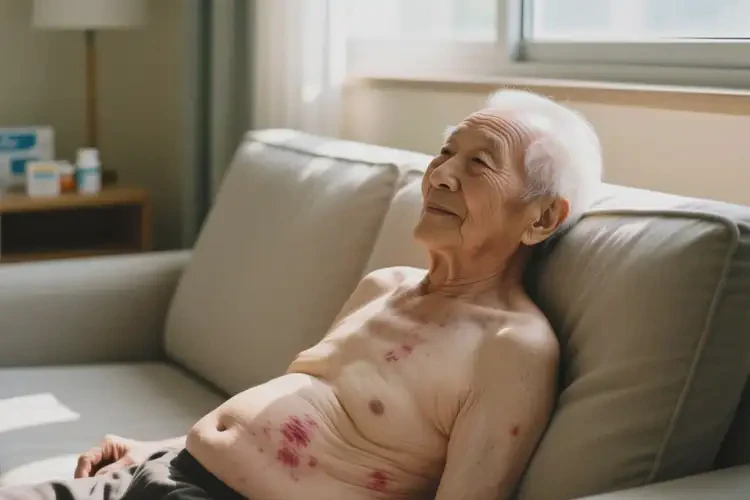 高齡老人肚子上出濕疹可以徹底自愈嗎(圖3)