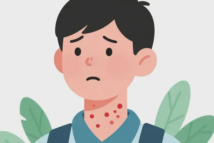 中學(xué)生脖子出濕疹不管它會(huì)自己自愈嗎(圖2)