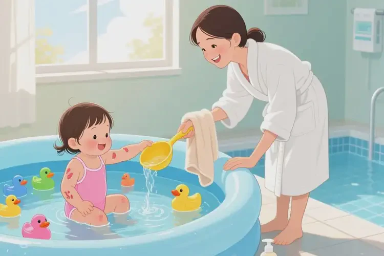 少兒身上偶爾長濕疹不管它會自己自愈嗎(圖1)