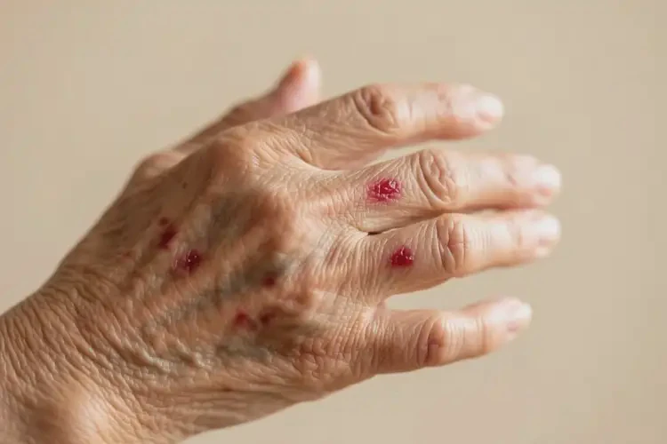 老年人四肢偶爾長(zhǎng)濕疹不管它會(huì)自己痊愈嗎(圖4)