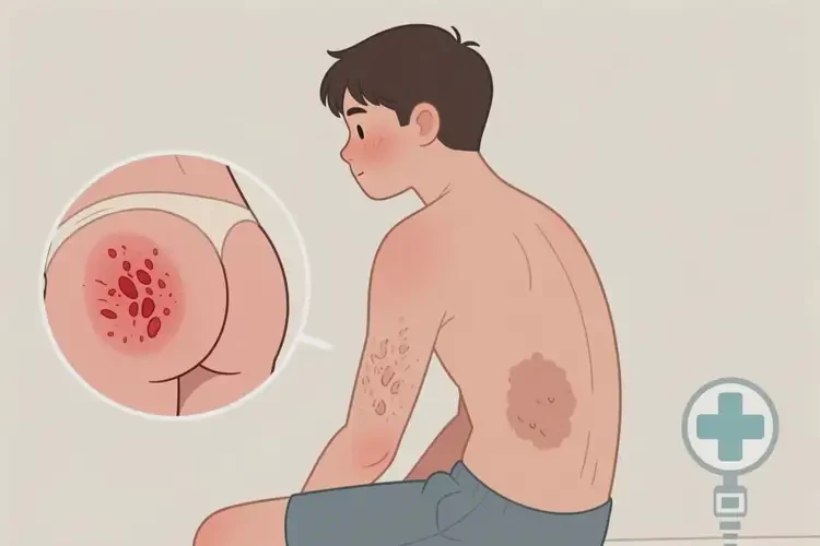 男生屁股上偶爾長(zhǎng)濕疹不管它會(huì)自己好嗎(圖3)