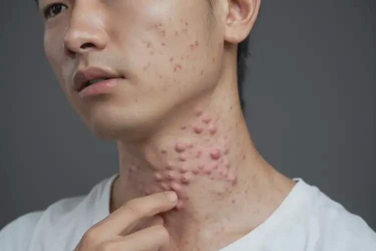 男生脖子容易起湿疹能靠自己自愈吗(图4)