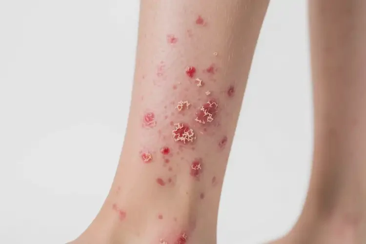 青年人小腿偶爾起濕疹不管它會(huì)自己自愈嗎(圖4)