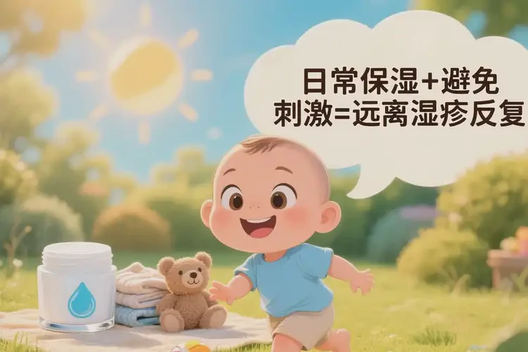 小孩小腿上出現(xiàn)濕疹能徹底自愈嗎(圖1)