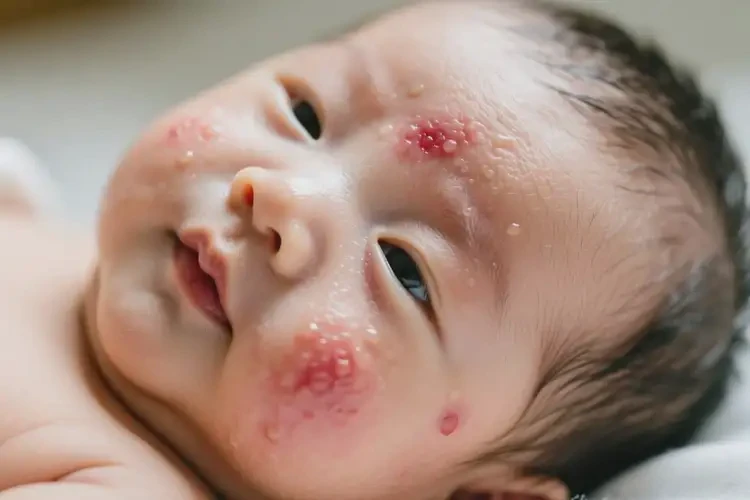 寶寶臉上經(jīng)常起濕疹能徹底自愈嗎(圖3)