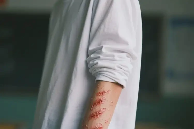 中學(xué)生全身容易長濕疹不管它會(huì)自己自愈嗎(圖2)