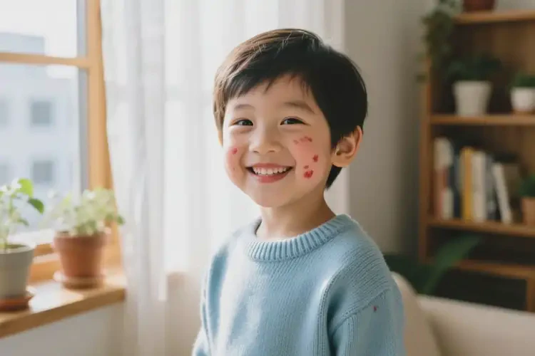 兒童臉上容易起濕疹能靠自己自愈嗎(圖2)