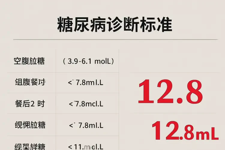 中老年人下午血糖12點(diǎn)8是糖尿病嗎(圖1)