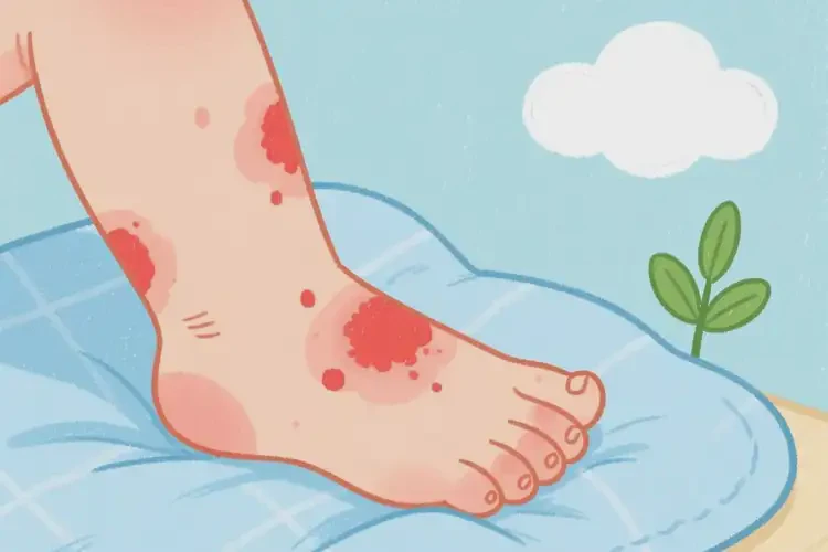 小學生腳上出濕疹能靠自己自愈嗎(圖3)