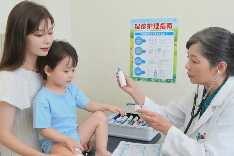 幼兒大腿上起濕疹能徹底自愈嗎(圖1)