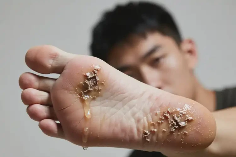 男生脚上经常长湿疹能靠自己自愈吗(图1)