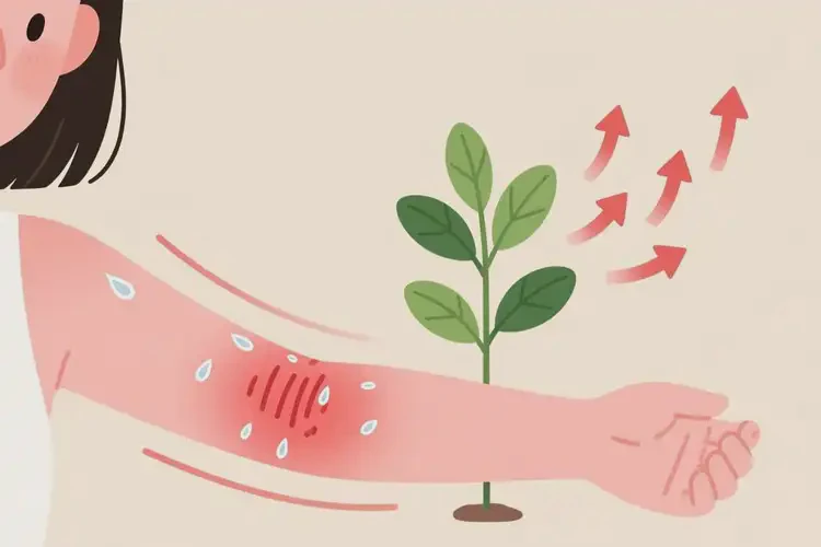 女生手臂長(zhǎng)濕疹不管它會(huì)自己自愈嗎(圖2)