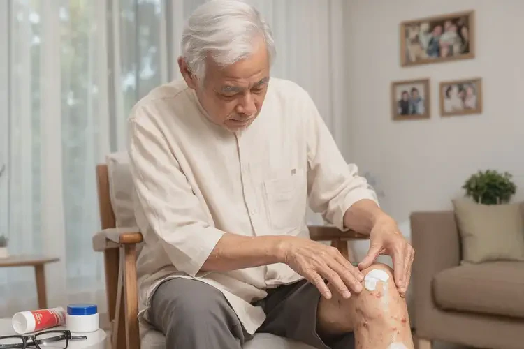 老人大腿上經(jīng)常長濕疹能靠自己自愈嗎(圖2)