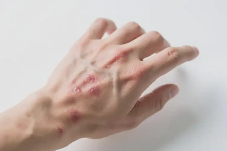 男人手上容易起濕疹可以徹底自愈嗎(圖1)