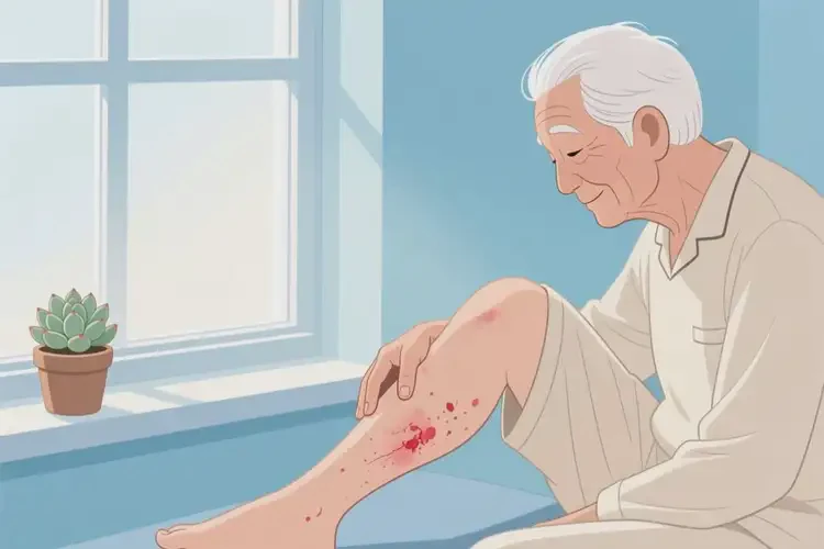 老人小腿上經(jīng)常起濕疹不管它會自己自愈嗎(圖3)