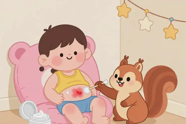 儿童肚子上经常起湿疹不管它会自己好吗(图3)