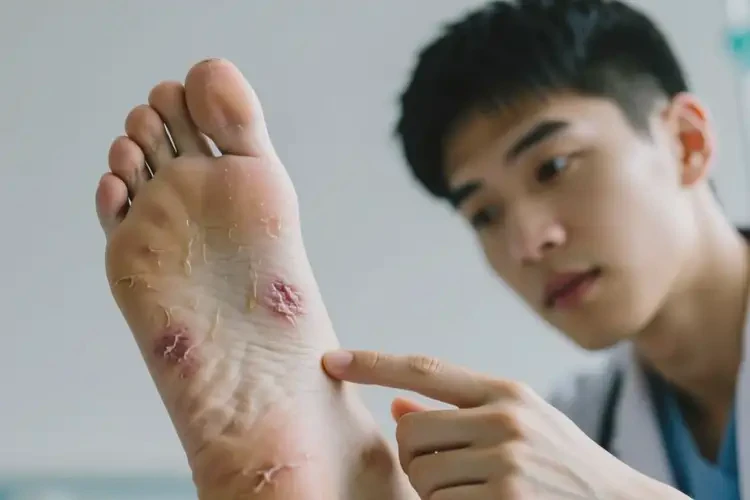 男生腳上長濕疹可以徹底自愈嗎(圖3)