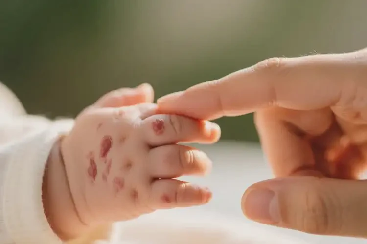 婴幼儿手上出湿疹能靠自己自愈吗(图1)