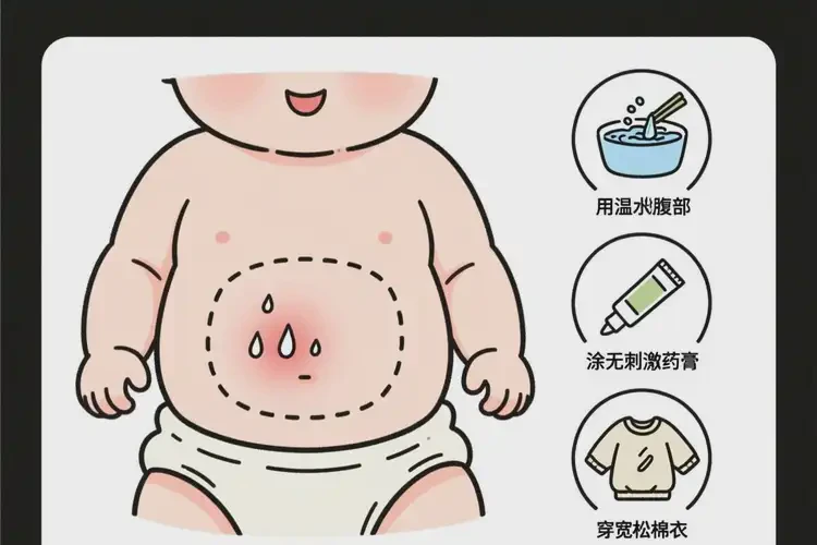 小兒肚子有濕疹能夠徹底治愈嗎(圖2)