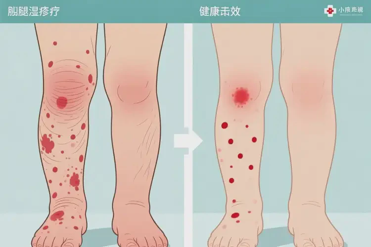 小兒小腿容易起濕疹能夠徹底治愈嗎(圖1)