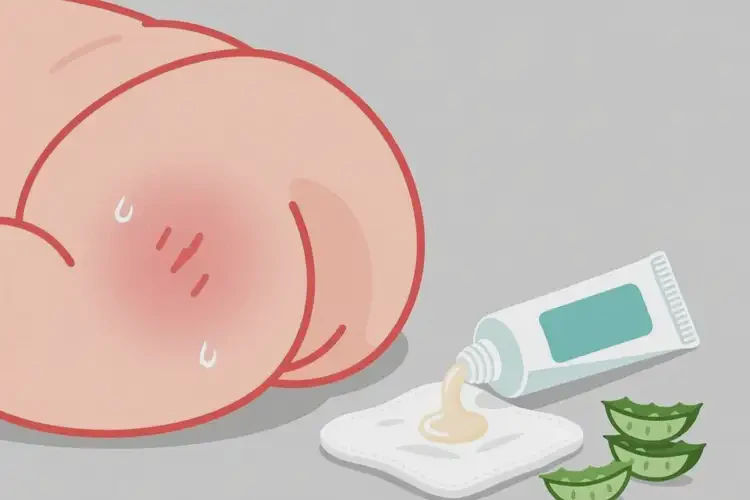 寶寶屁股上經(jīng)常長濕疹可不可以徹底自愈(圖1)