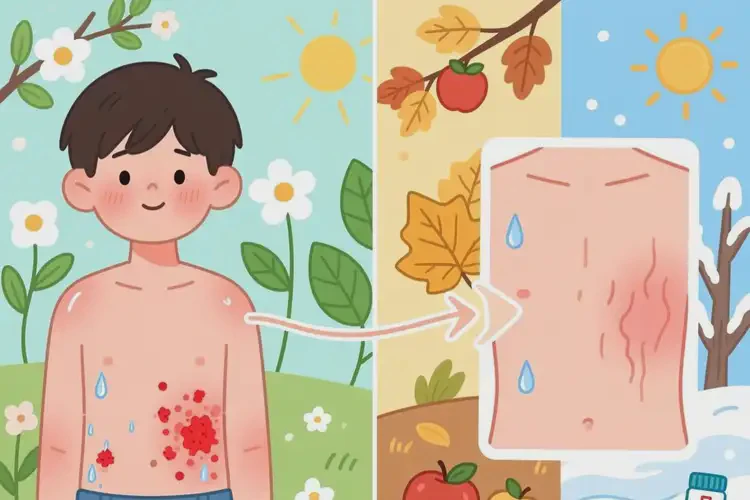 青少年肚子上經(jīng)常起濕疹能不能徹底自愈(圖1)