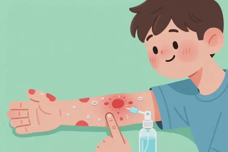 男生手臂長濕疹能夠徹底治愈嗎(圖3)