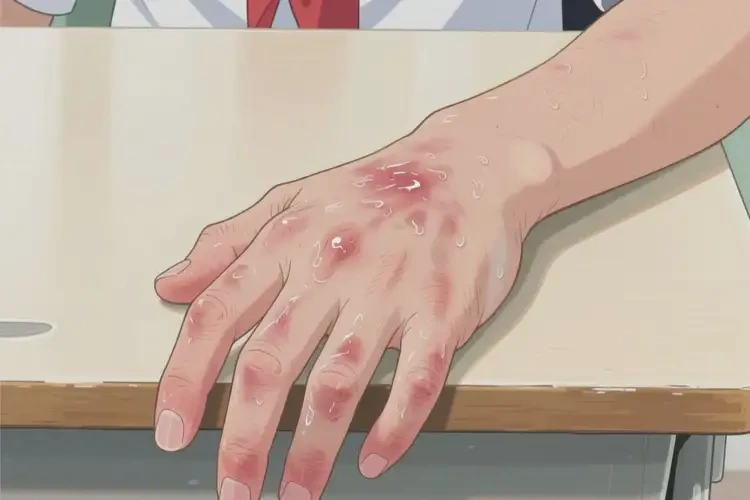 中學生手上長濕疹不管它會自己痊愈嗎(圖4)