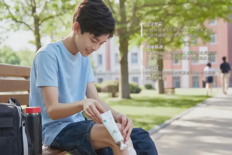 大學(xué)生小腿偶爾長(zhǎng)濕疹不管它會(huì)自己自愈嗎(圖1)